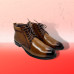 Leather High Neck Boot For Men